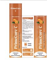 PrimeCore C – Vitamin C 1000 mg + Zinc 10 mg Effervescent Tablets (Orange Flavour) - Image 3